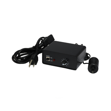 LED Spot Light Microscope Illuminator, Adapter Diameter 8mm, 3W, SKU ML28221211, three quarter front view