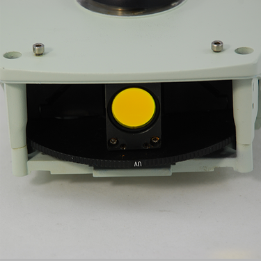 Fluorescence Interference Filter Block Holder, SKU FM03026101-0001, three quarter front view
