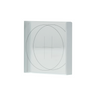 Manufacturing Precision ±2μm Glass Lens Perpendicularity Calibration Target (23x23mm), SKU CT20040104, three quarter front view