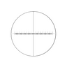 16mm/160 Div X-Axis Cross Hair Scale Reticle ( Dia. 19mm), SKU RT20103111, three quarter front view
