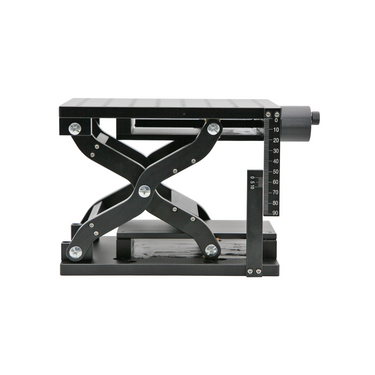 Stage Platform Dimensions 210x150mm Z Axis Manual lifting Stage With Scale(21x15/Z12cm), SKU SG02201212, three quarter front view