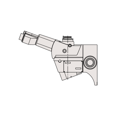 1X Focus Distance 50mm Laser Video Microscope Body (FS70-TH), SKU Mitutoyo-378-184-3, three quarter front view