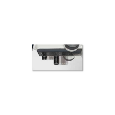 Double (2) Holes Sliding Parfocal Nosepiece, SKU Mitutoyo-176-370-1, three quarter front view
