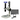 0.58-7X 8 Megapixels CMOS Post Stand LED Dual Illuminated Light Video Zoom Microscope, SKU MZ02130112, three quarter front view