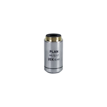 Objective Working Distance 1.04mm 20X Infinity Plan Achromatic Objective, SKU BM02533431, three quarter front view
