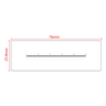 50mm/500 Div Line Gauge, SKU RT02410101, three quarter front view