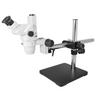 6.7-45X Boom Stand Trinocular Zoom Stereo Microscope, SKU SZ02020431, three quarter front view
