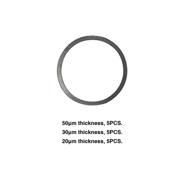 Focus Point Adjust Shim Set, SKU Mitutoyo-378-090, three quarter front view