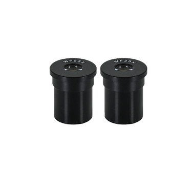 WF 25X Widefield Microscope Eyepiece, 23.2mm, FOV 10mm, SKU EY02021711, three quarter front view