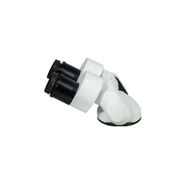 Eyepiece Field of View Dia. 20mm 0-180° Stereo Binocular Head, SKU SM51022521, three quarter front view