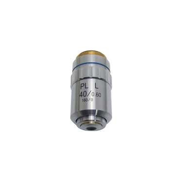 40X Long Working Distance Plan Achromatic Metallurgical Microscope Objective Lens Working Distance 3.7mm, SKU MT14023531, three quarter front view