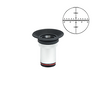 10mm/1000 Div Eyepiece Field of View Dia. 12mm 10X Reticle Eyepiece, SKU PM42012124, three quarter front view