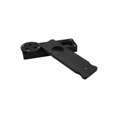 Simple Rotating Polarizer Kit for MT0302 Microscopes, with Orientation Control, SKU MT03026203, three quarter front view