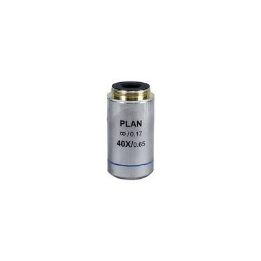 Objective Working Distance 0.67mm 40X Infinity Plan Achromatic Objective, SKU BM02533531, three quarter front view