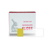 50 Frosted Microscope Slides (Yellow) Glass, SKU SL39101010, three quarter front view