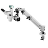 2.0 Megapixels 3.35-22.5X CMOS Pneumatic Arm Trinocular Zoom Stereo Microscope, SKU SZ02020754, three quarter front view
