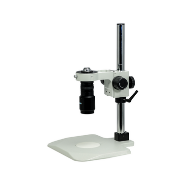 1-6X Post Stand Video Zoom Microscope, SKU MZ02110011, three quarter front view