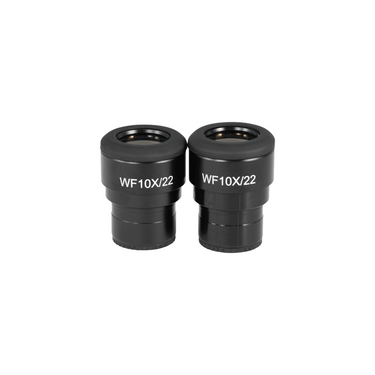 Eyepiece Field of View Dia. 22mm 10X Adjustable Eyepiece (Pair Dia. 30/FN22), SKU Nexcope-NE620-Eyepiece-10, three quarter front view