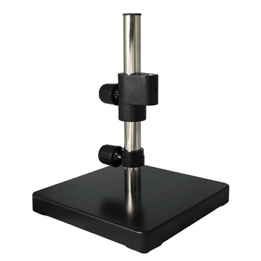 Microscope Post Stand, 384mm Center Post, Extra Heavy Base, SKU ST02011301, three quarter front view