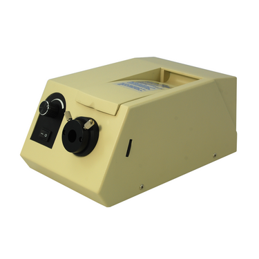 150W Halogen Fiber Optic Illuminator Microscope Light Source with Red, Green, Yellow Filters, SKU ML24311131, three quarter front view