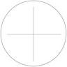Microscope Eyepiece Reticle Cross Line Scale Dia. 20mm, SKU RT20102121, three quarter front view