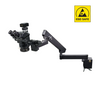 3.0 Megapixels 7-50X CMOS LED Light Flexible Arm ESD Safe ESD Trinocular Zoom Stereo Microscope, SKU SZ02090656, three quarter front view