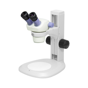 7-30X Track Stand Binocular Zoom Stereo Microscope, SKU SZ02080021, three quarter front view