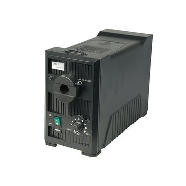 150W Halogen Fiber Optic Illuminator Microscope Light Source Box with Blue Filter, SKU ML02311311, three quarter front view