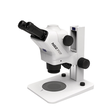6.7-50X Track Stand LED Dual Illuminated Light Binocular Zoom Stereo Microscope, SKU Nexcope-NSZ707-Binocular, three quarter front view