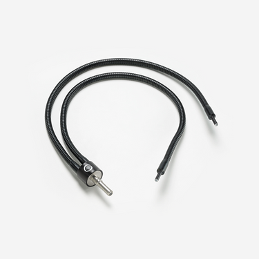 Optical Fiber Cable Length 600mm 600mm Dual Pipe Light Guide, SKU SCHOTT-KL-154.202, three quarter front view