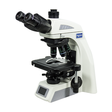 100-1000X LED Coaxial Transmitted Light XY Stage Travel Distance 78x54mm Trinocular Phase Contrast Microscope, SKU Nexcope-NE620-Trinocular-PH, three quarter front view