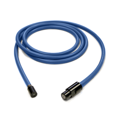 Flexible Light Guide Cable for Microscope Fiber Optic Illuminator 2200mm, Input Port Adapter Diameter 5/8 inch, SKU ML26932111, three quarter front view