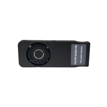 1 Holes 1 Pieces 40X 60X 100X Phase Plate 40/60/100X Phase Contrast Holder, SKU PH03026113, three quarter front view