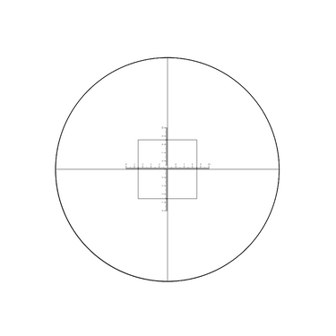 10mm/100 Div Multiple Scale Reticle ( Dia. 27mm), SKU RT20122191, three quarter front view