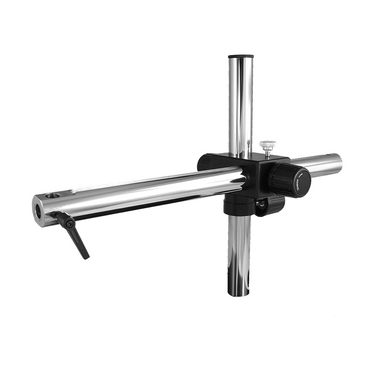 Horizontal Arm Length 544mm Vertical Post Height 384mm Boom Stand, SKU ST02051101-0013, three quarter front view