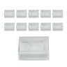 39.5x11.5mm Rectangle Coverslips (39.5x11.5 1000pc), SKU SL39201021, three quarter front view