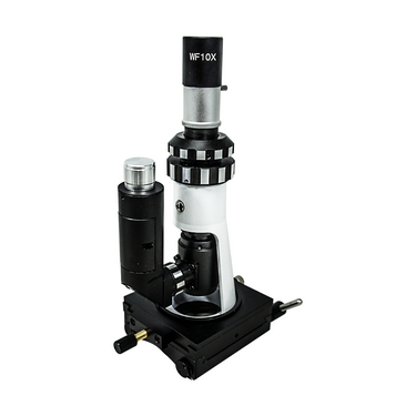 100X/400X LED Reflection Light XY Stage Travel Distance 5.5x15mm 100X/400X Portable Microscope, SKU PM02010032, three quarter front view
