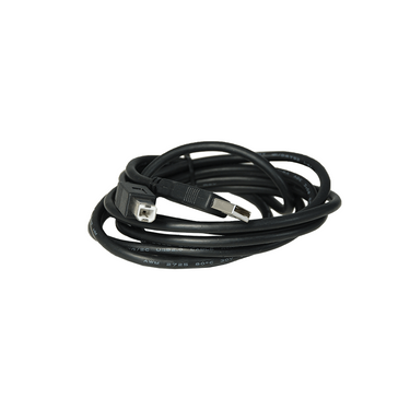 USB 2.0 Cable, A-Male to B-Male (1.5 meter, 5 feet), SKU EC02545401, three quarter front view