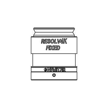 Fixed Adapter, SKU Navitar-1-80800, three quarter front view