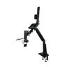 Microscope and Monitor Arm, Clamp Stand, 76mm Focus Rack, SKU ST02071812, three quarter front view
