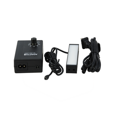 5W LED Light Microscope Illuminator 102x21mm, SKU ML46261111, three quarter front view