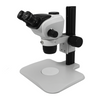 6.6X-51X WF Binocular Zoom Stereo Microscope Track Stand High Eyepoint Eyepiece, SKU SZ02050021, three quarter front view