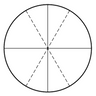 60°Angle Circle, SKU Mitutoyo-176-114, three quarter front view