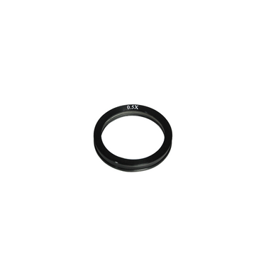 Objective Working Distance 200mm 0.5X Infinity Achromatic Objective, SKU SM51034211, three quarter front view