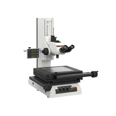 30X LED Dual Illuminated Light XY Stage Travel Distance 100x100mm Measuring Microscope (Measuring Range: 100x100, Z-Axis Measurement), SKU Mitutoyo-176-966-13, three quarter front view