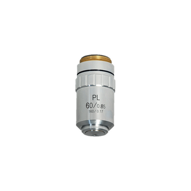 60X Plan Achromatic Microscope Objective Lens Working Distance 0.25mm, SKU BM14033631, three quarter front view