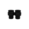 WF 10X Widefield Focusable Microscope Eyepieces, High Eyepoint, 30mm, FOV 22mm, Adjustable Diopter (Pair), SKU SZ05023221, three quarter front view