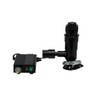 1X 3W 4/5″x1/36″/M26x1/36″ LED Light Adjustable Triple (3) Holes 1X Fixed Power Video Microscope Body with Nosepiece and Coaxial Illuminator, SKU MZ37021111, three quarter front view