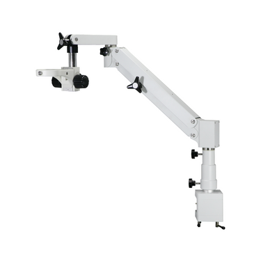 Arbor Length 195mm Arbor Diameter Dia. 32mm Focus Distance 50mm Horizontal Arm Length 450mm 76mm Surgical Pneumatic Arm, SKU ST02071933, three quarter front view