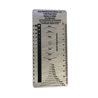 100mm/100 Div Comparison Test Gauge, SKU RT02420416, three quarter front view